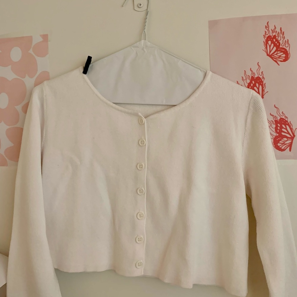 BRANDY MELVILLE WHITE LONG SLEEVE amazing condition